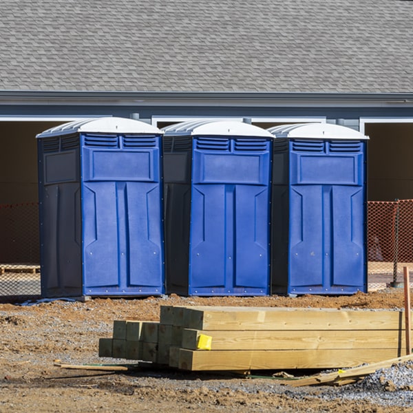 are there different sizes of portable toilets available for rent in Randlett OK